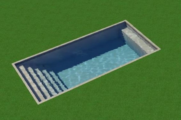 piscine creusée champlain contemporain