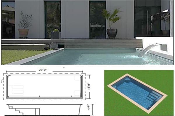 piscine creusée wanaka contemporain
