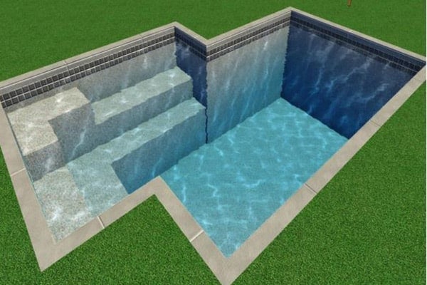 piscine creusée william hybride